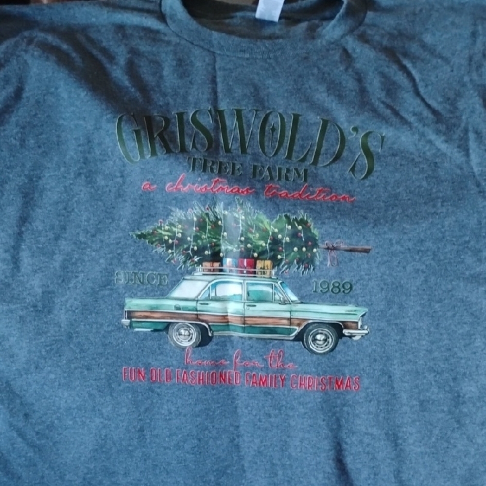Griswold's Tree Farm Gray T-Shirt